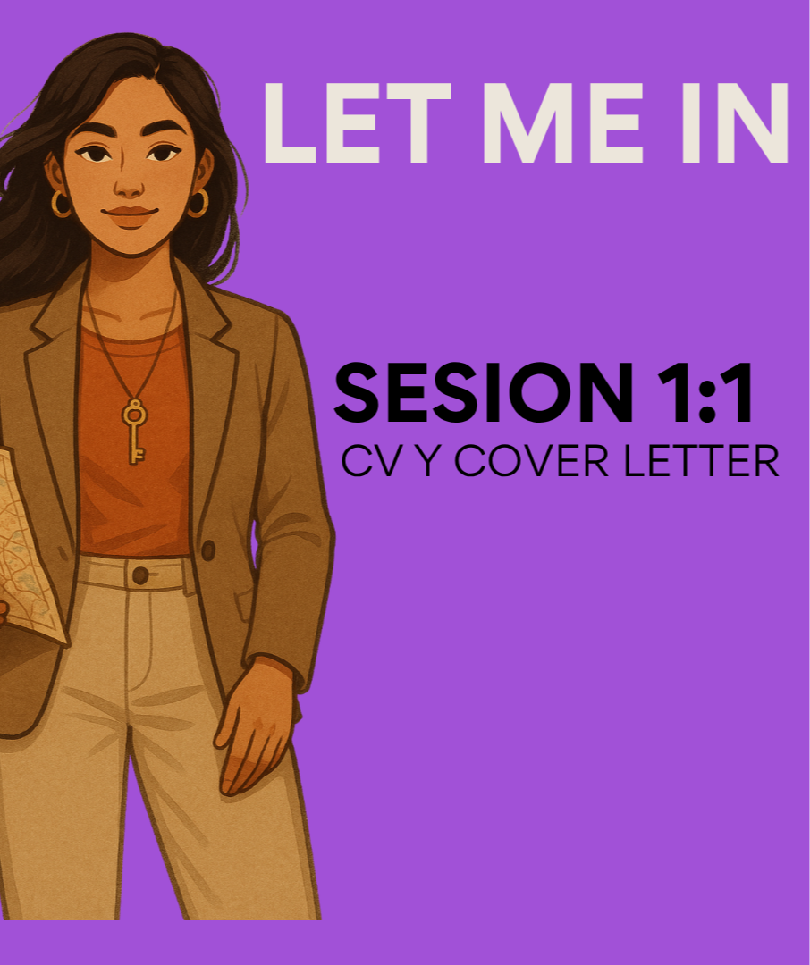 LET ME IN 1:1 - CV Y COVER LETTER